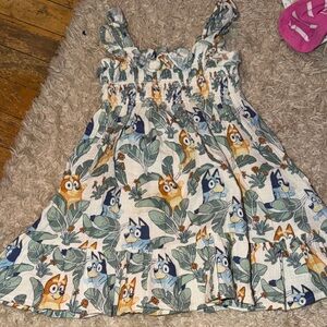 Kids Cartoon Print Dress